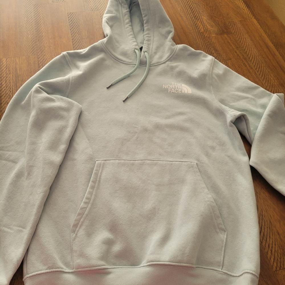 The North Face Men's Light Blue Hoodie
